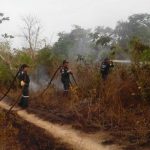  Desbordados los incendios forestales en Arauca
