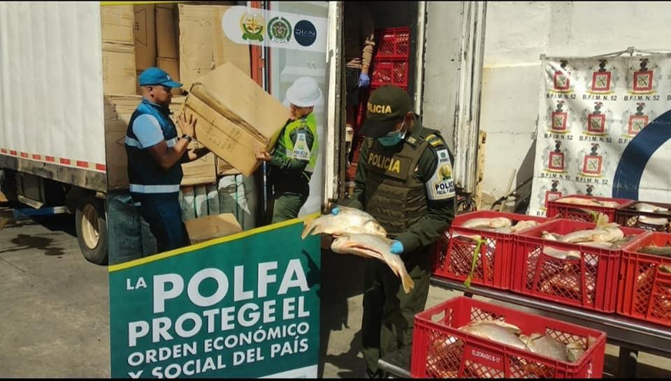  Polfa incautó pescado de contrabando en Arauca