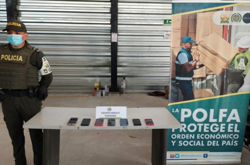  Recuperan celulares robados en Arauca