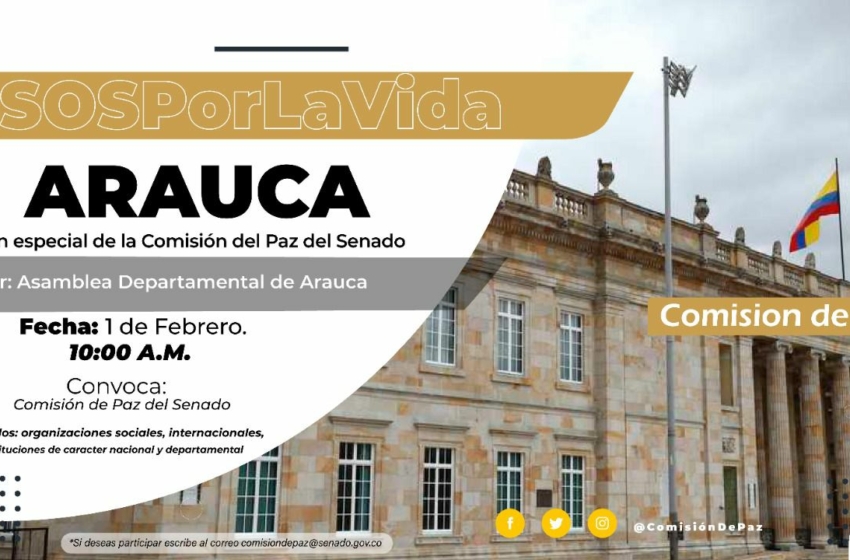  Senadores visitan Arauca este martes