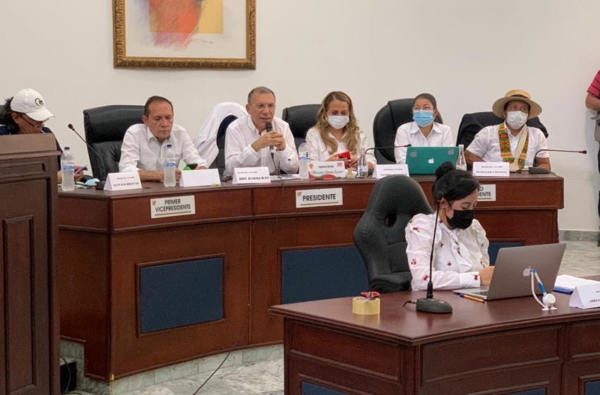  Sesión de la comisión de Paz del Senado en Arauca