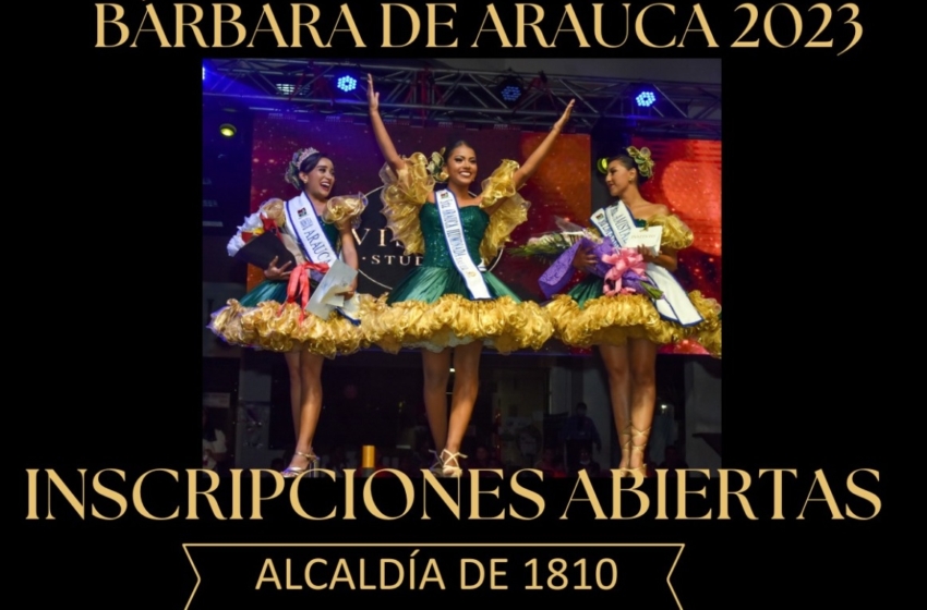  Convocatoria para el Reinado Municipal de Santa Bárbara de Arauca 2023