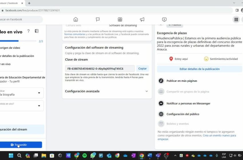  La secretaría de Educación Departamental está en la primera audiencia pública para la escogencia de plazas definitivas del concurso docente 2022