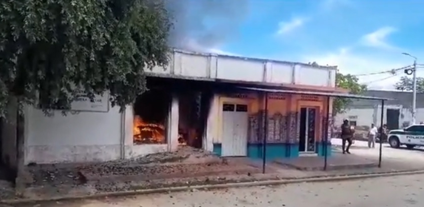  Identifican a responsable de incendio en la Registraduría de Gamarra: Ministro del Interior