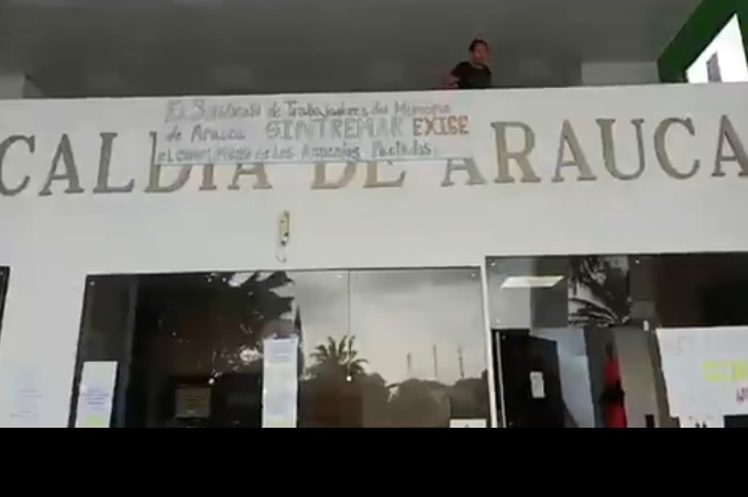  SINTREMAR protesta pacíficamente ante el incumplimiento de acuerdos sindicales