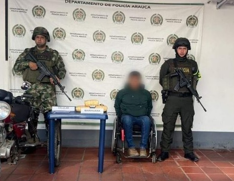  Capturado en Saravena, Arauca: Decomiso de Drogas y Acciones Legales en Marcha